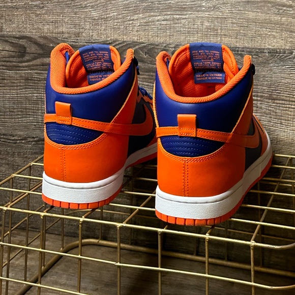 Nike Dunk High-“Knicks”- Clean-size 9m-original box-No star fading-No heel drag - Picture 9 of 16